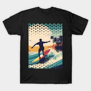 Vintage Surfer Retro Surfing Beach Surf T-Shirt